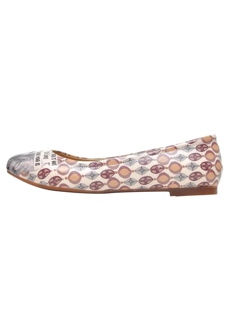 Women Vegan Leather Multicolor Flat Shoes - Your Mind Design