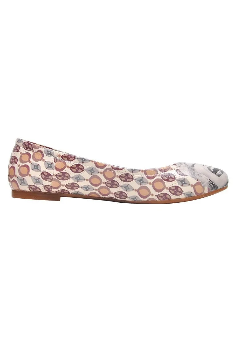 Women Vegan Leather Multicolor Flat Shoes - Your Mind Design