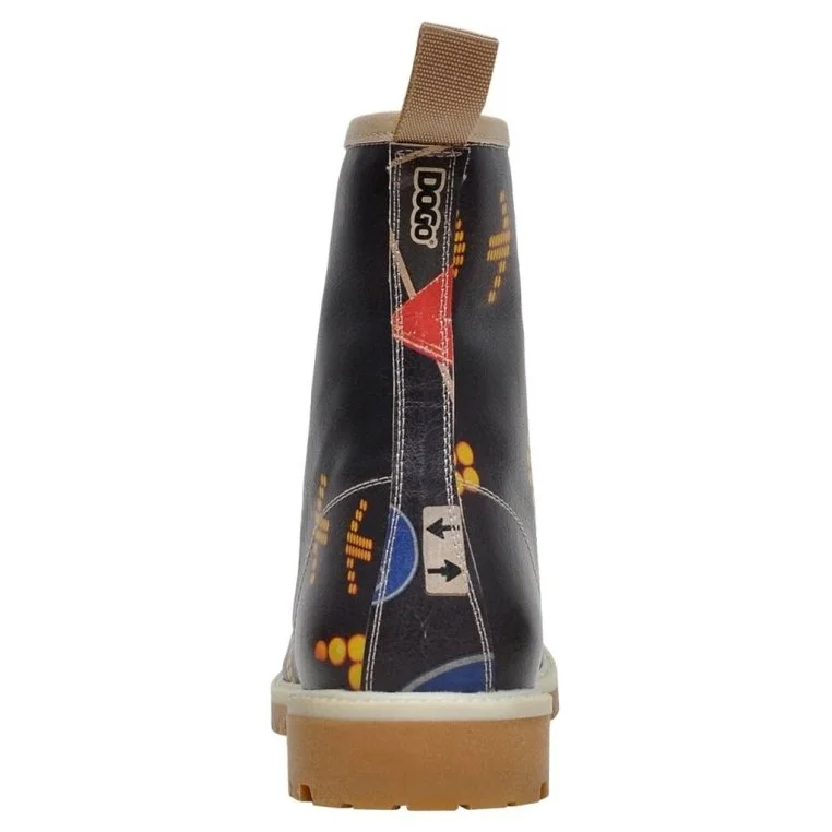 Women Vegan Leather Multicolor Long Boots - Mind the Gap Design