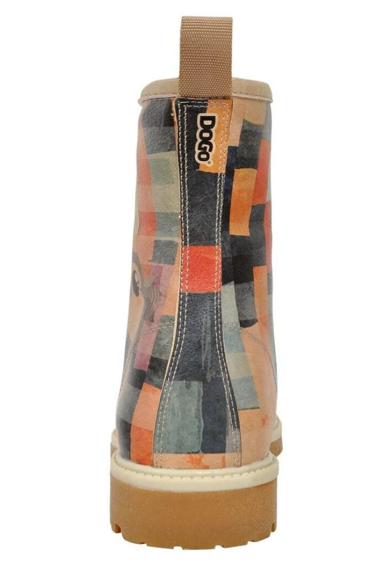 Women Vegan Leather Multicolor Long Boots - Life is Short Design