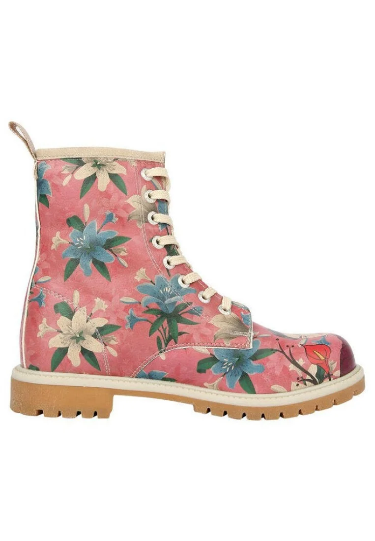 Women Vegan Leather Multicolor Long Boots - Like You Are Magic Frida Kahlo Design