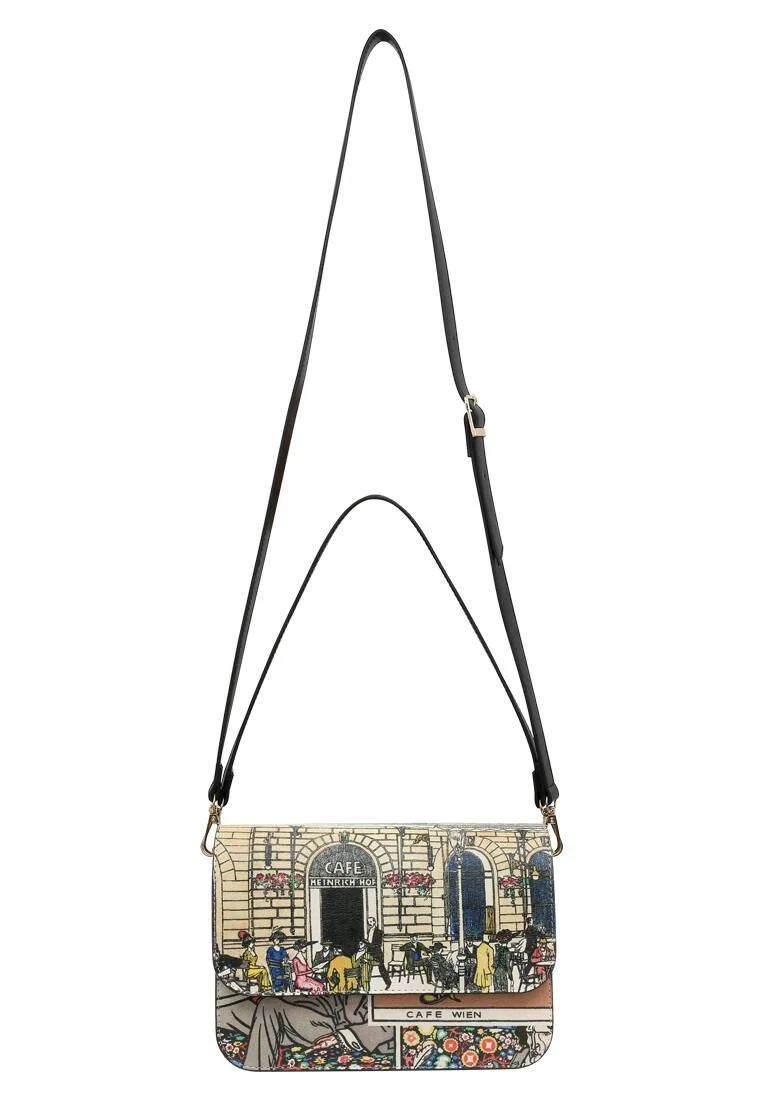 Women Vegan Leather Multicolor Purse - Cafe Wien Design