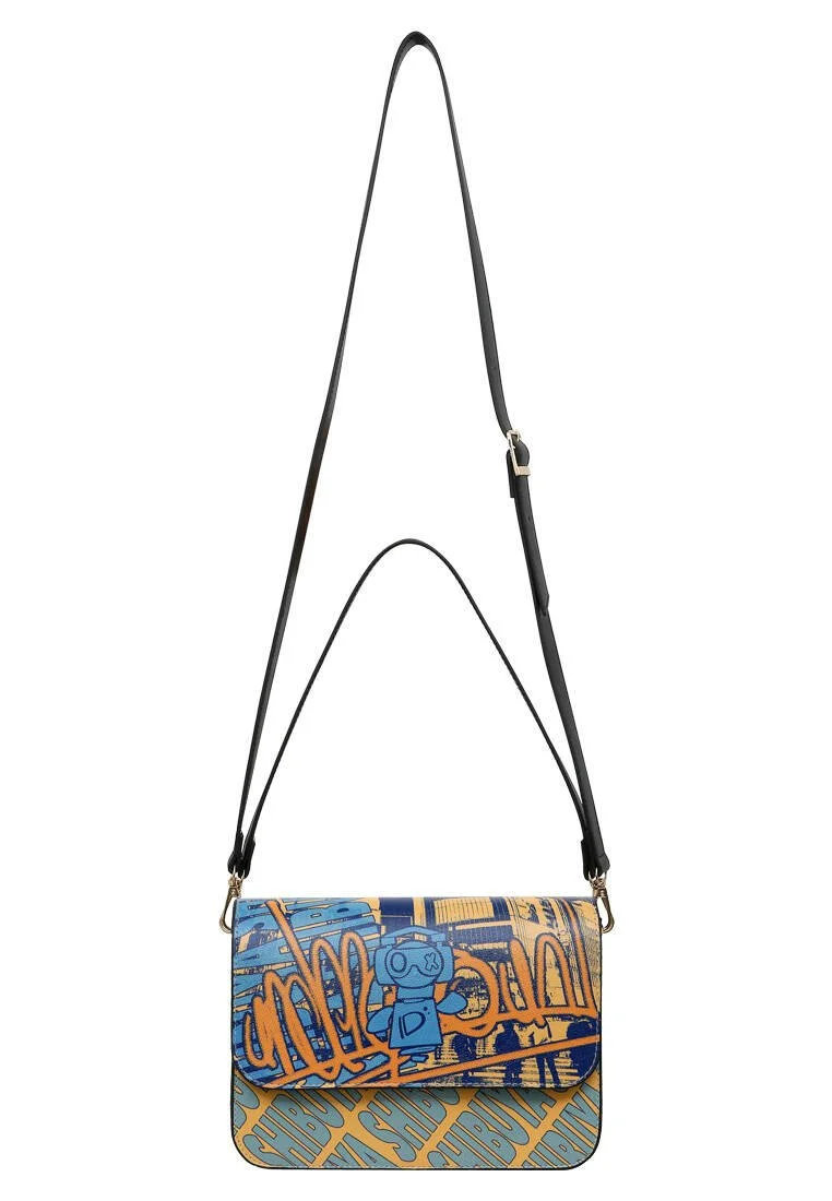 Women Vegan Leather Multicolor Purse - Robo Shibuya Design