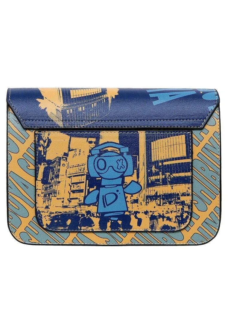 Women Vegan Leather Multicolor Purse - Robo Shibuya Design