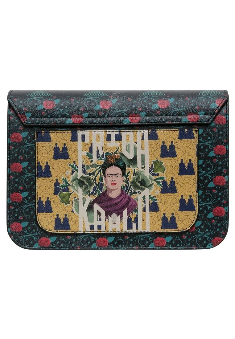 Women Vegan Leather Multicolor Purse - FKL Frida Kahlo Fridas World Design