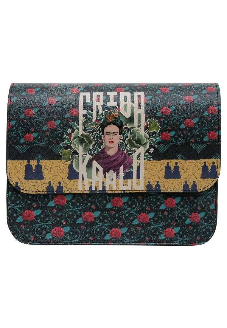Women Vegan Leather Multicolor Purse - FKL Frida Kahlo Fridas World Design