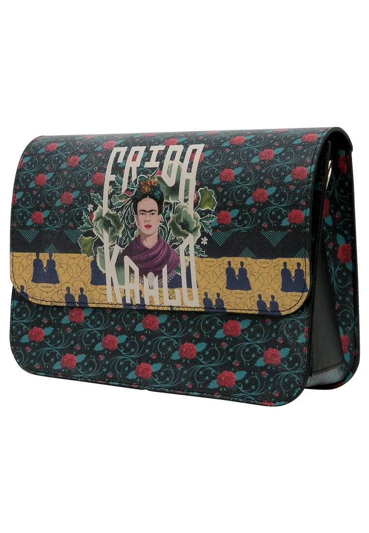 Women Vegan Leather Multicolor Purse - FKL Frida Kahlo Fridas World Design