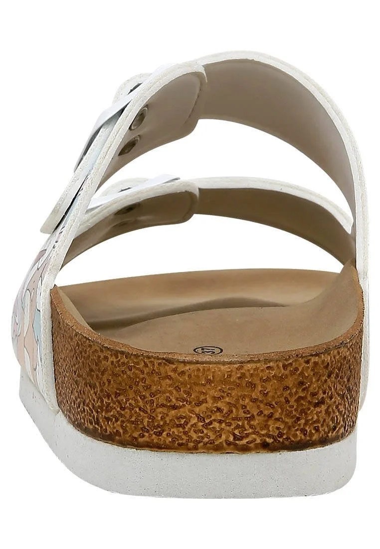 Women Vegan Leather Multicolor Slippers - OMG! So Cute Design