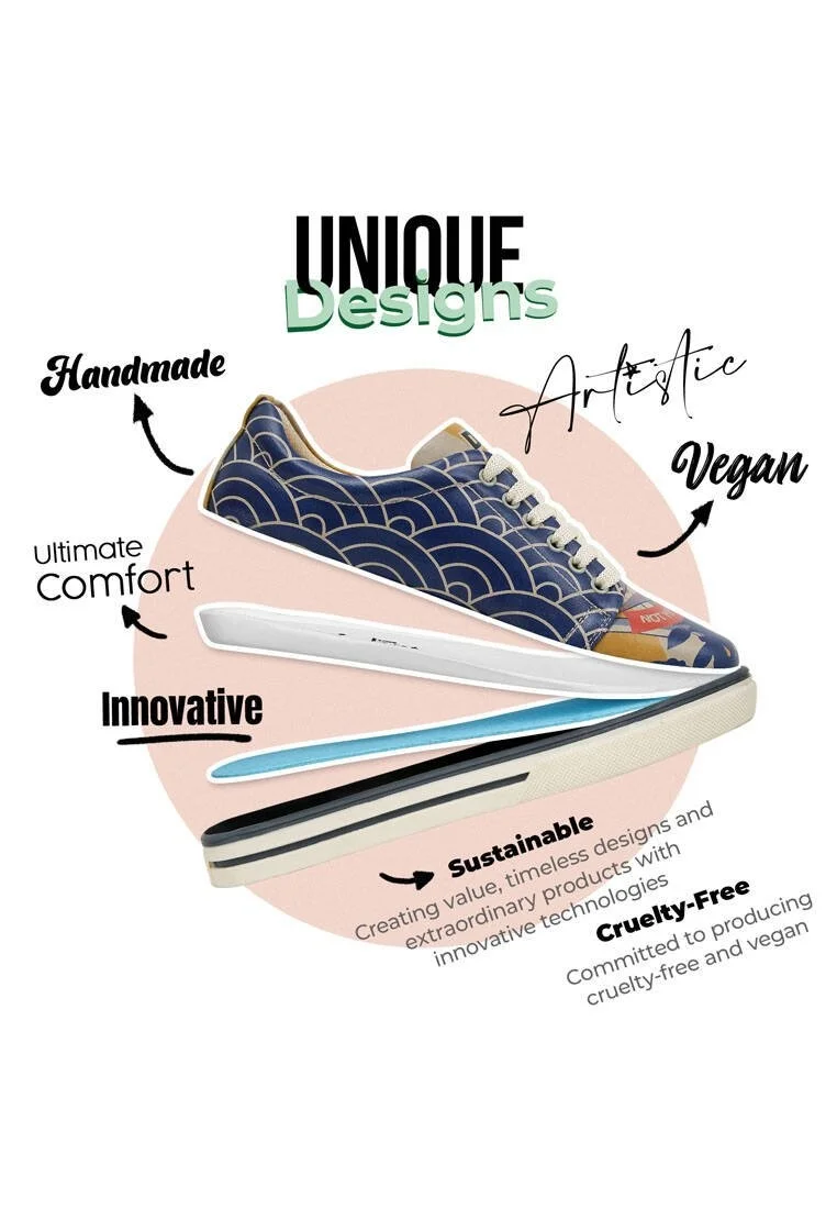 Women Vegan Leather Multicolor Sneakers - Not My Problem Design