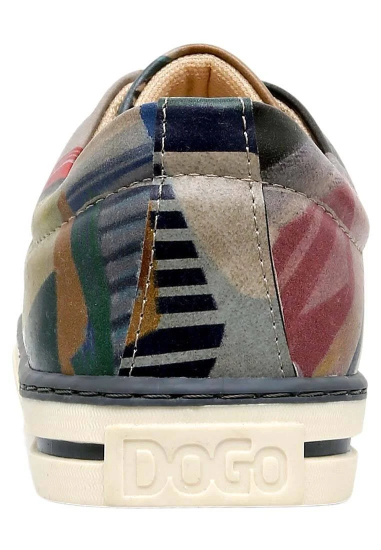 Women Vegan Leather Multicolor Sneakers - You Are Never Alone Design