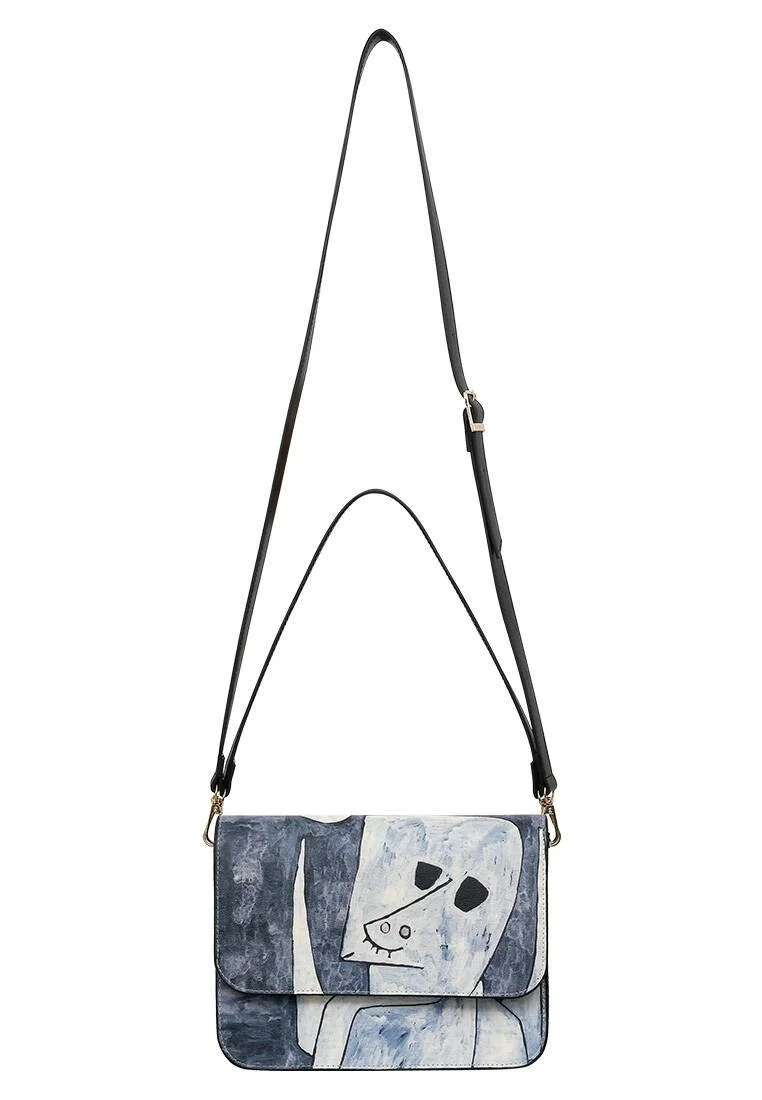 Women Vegan Leather Navy Purse - Boo Jo Design
