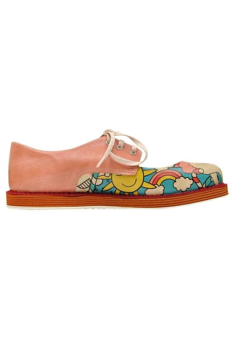 Women Vegan Leather Pink Sneakers - Creamy Dreamy Design