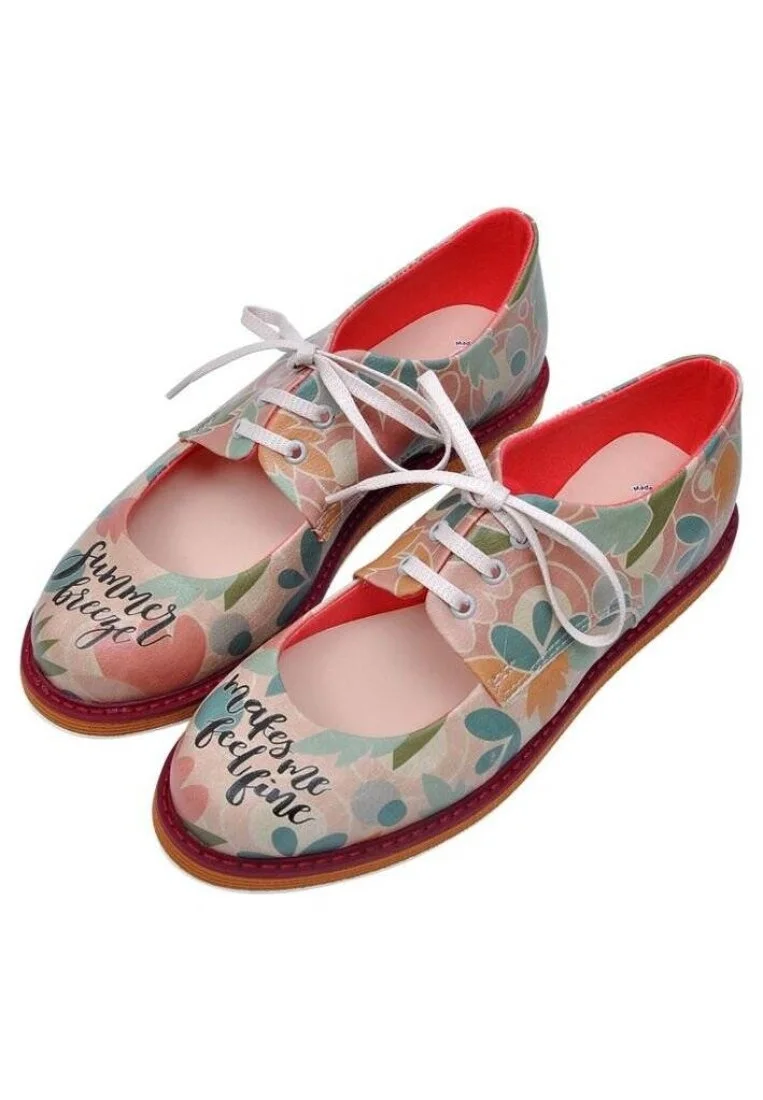 Women Vegan Leather Pink Sneakers - Summer Breeze Design