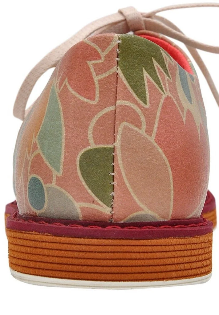 Women Vegan Leather Pink Sneakers - Summer Breeze Design