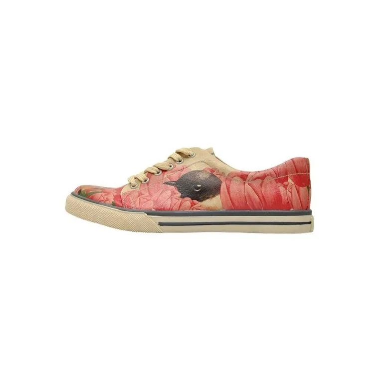 Women Vegan Leather Pink Sneakers - So Cute Design
