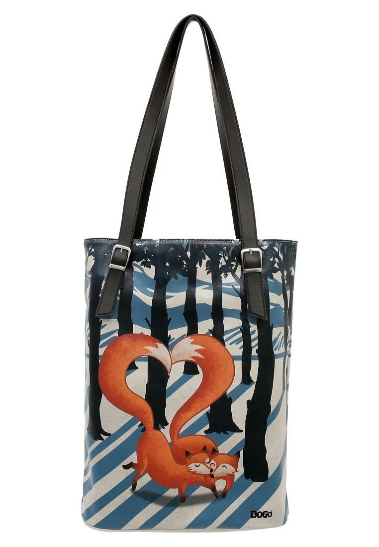 Women Vegan Leather Multicolor Shoulder Bag - Cuddling Season Design