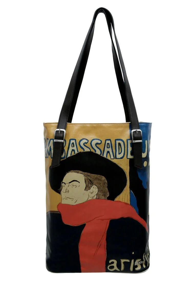 Women Vegan Leather Multicolor Shoulder Bag - Ambassadeurs Design