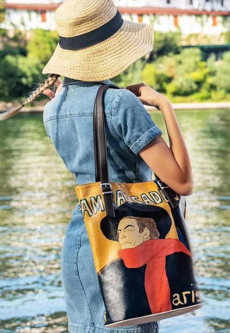 Women Vegan Leather Multicolor Shoulder Bag - Ambassadeurs Design