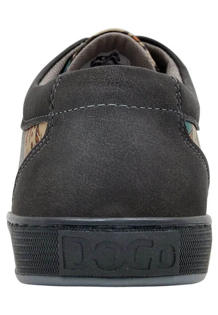 Women Vegan Leather Turquoise Sneakers - Tabby Cats Design