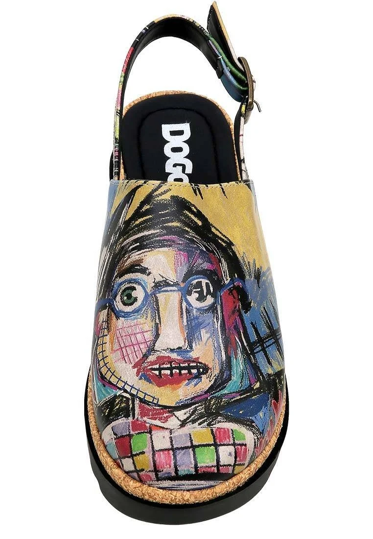 Women Vegan Leather Multicolor Wedge Sandals - Live and Save Design