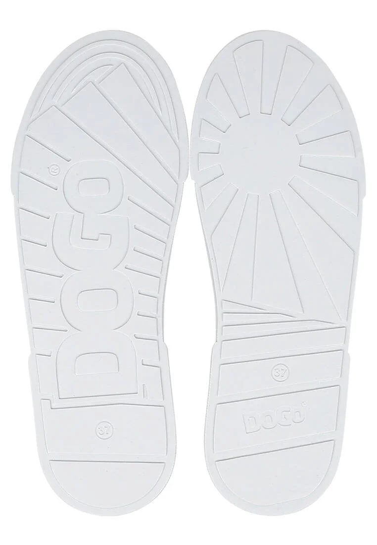 Women Vegan Leather White Sneakers - Paper Animals Design