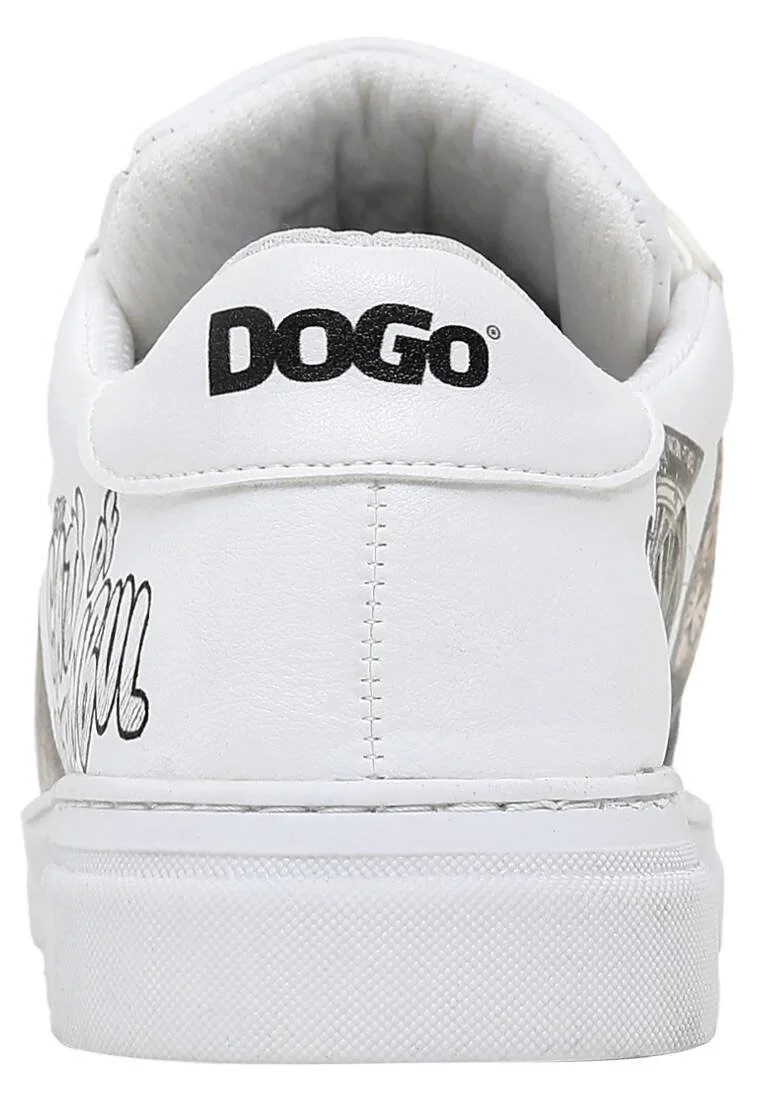 Women Vegan Leather White Sneakers - Paws on Taksim Design