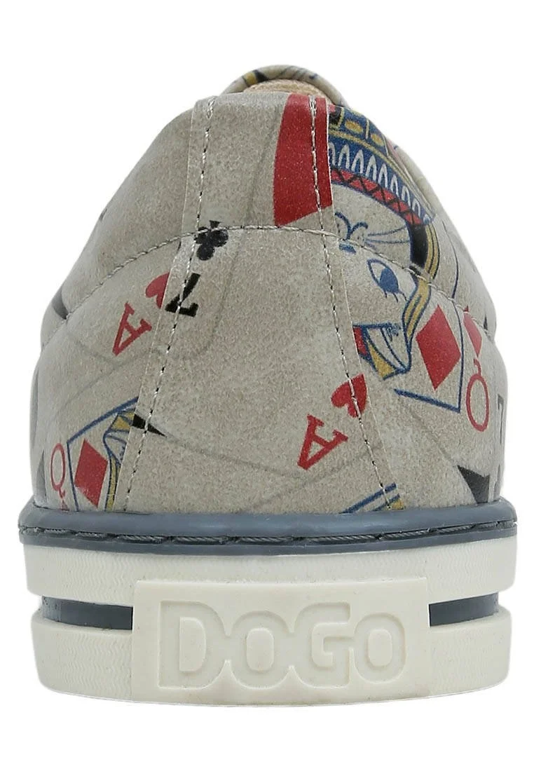 Women Vegan Leather White Sneakers - Queen of Meows Design