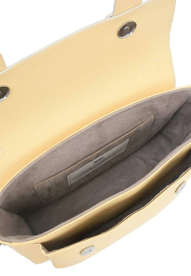 Women Vegan Leather Yellow Purse - Japan Design