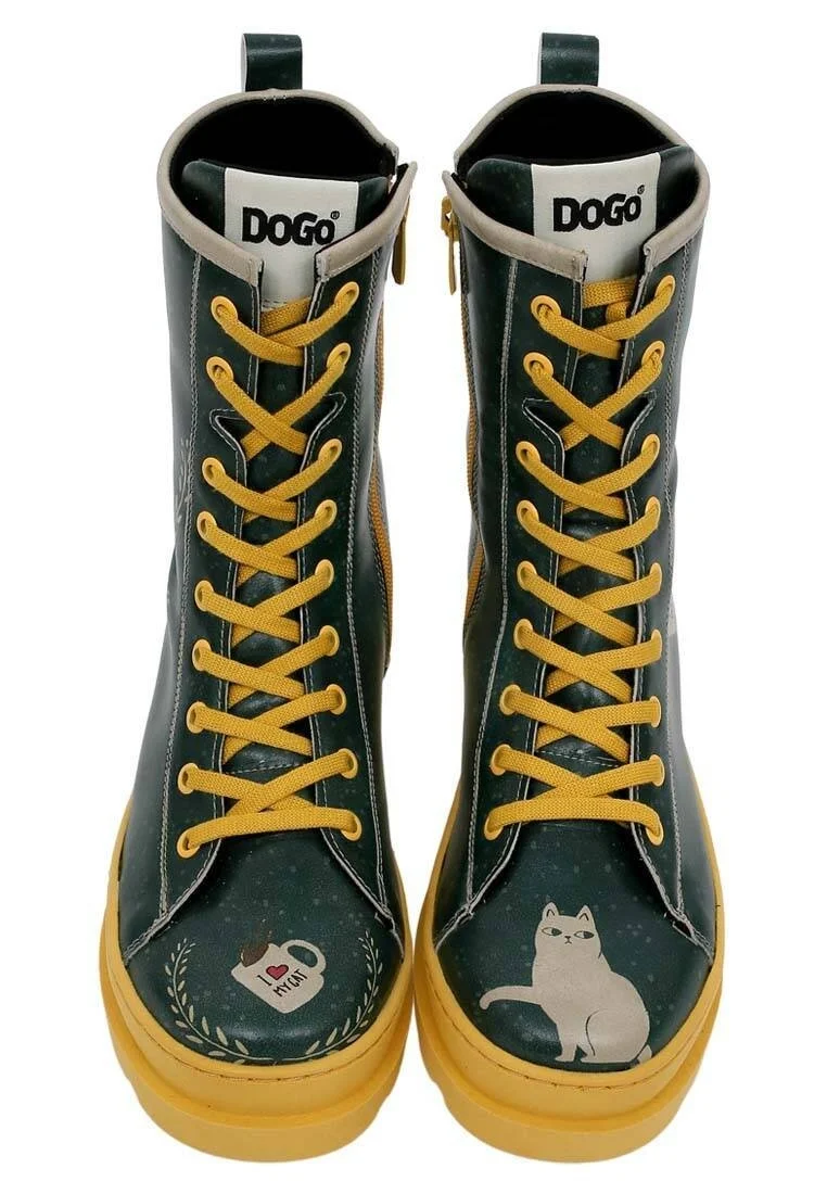 Women Vegan Leather Multicolor Long Boots - I Do What I Want Design