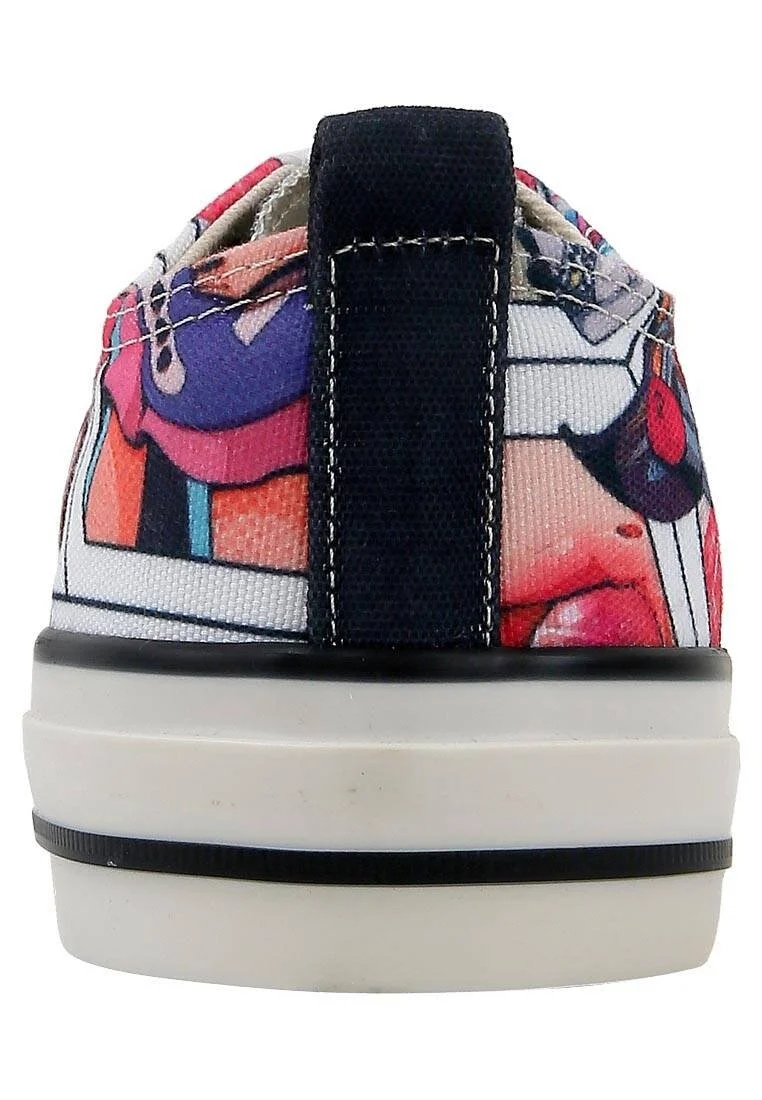 Women Vegan Multicolor Sneakers - Lollipop Riot Design